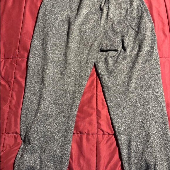Gray Jogger Pants with Black Waistband - Picture 2 of 2